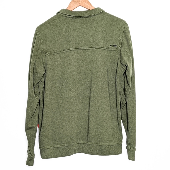 MK Mountain khakis 3/4 zip Pullover sweatshirt Med - Picture 8 of 9